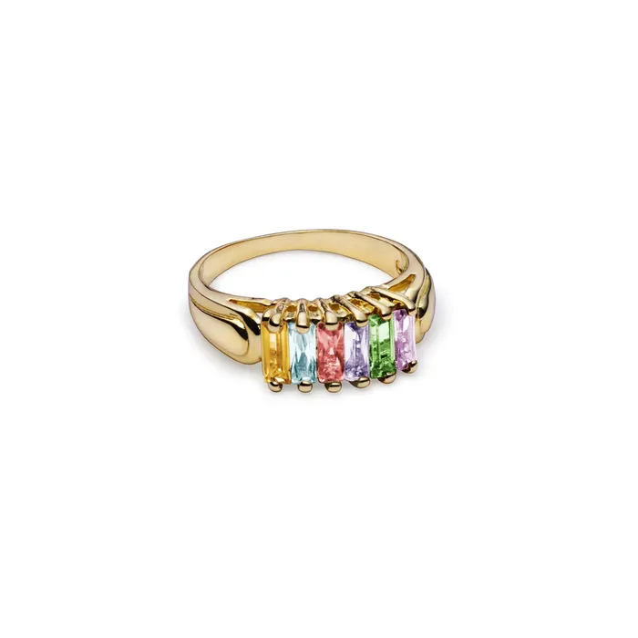 10K Gold Crisi Birthstone Ring Suetables Rings