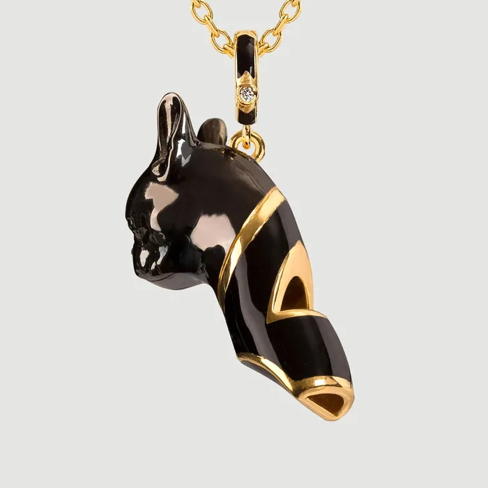 Bulldog Whistle Necklace Naimah Necklaces