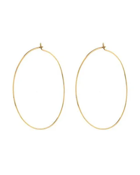 Capri Wire Hoops Gold Luv Aj PreStyled Sets
