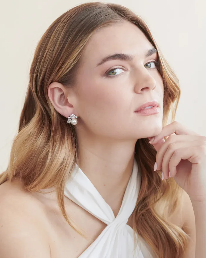 Laura Pearl Studs Dareth Colburn Earrings