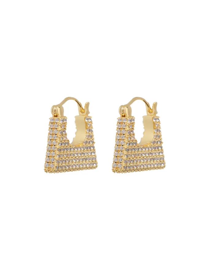 Luv Aj PreStyled Sets Pave Care Huggies Gold