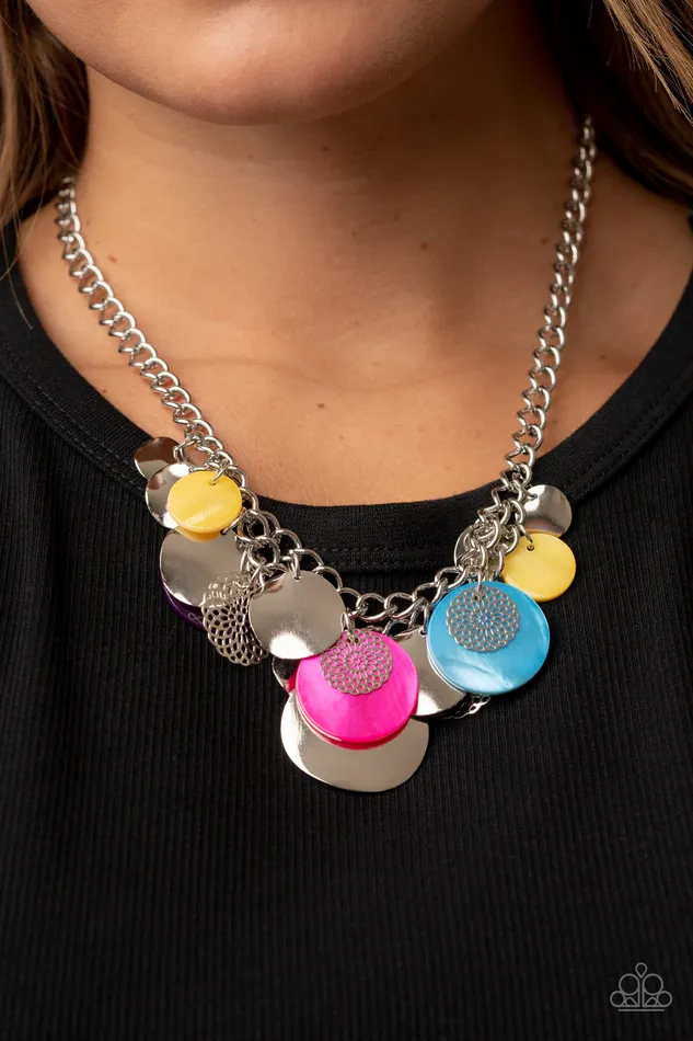 Necklaces All Eyes On U Jewelry Paparazzi Accessories Oceanic Opera Multicolor Paparazzi Necklace