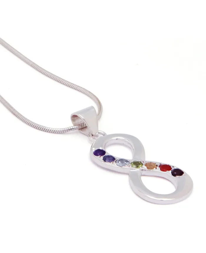 Sterling Silver Infinity Chakra Pendant Buddha Groove Necklaces